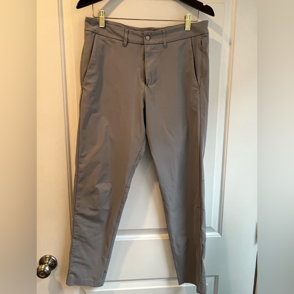 Lululemon ABC Slim-Fit 5 Light Grey Pocket Pant